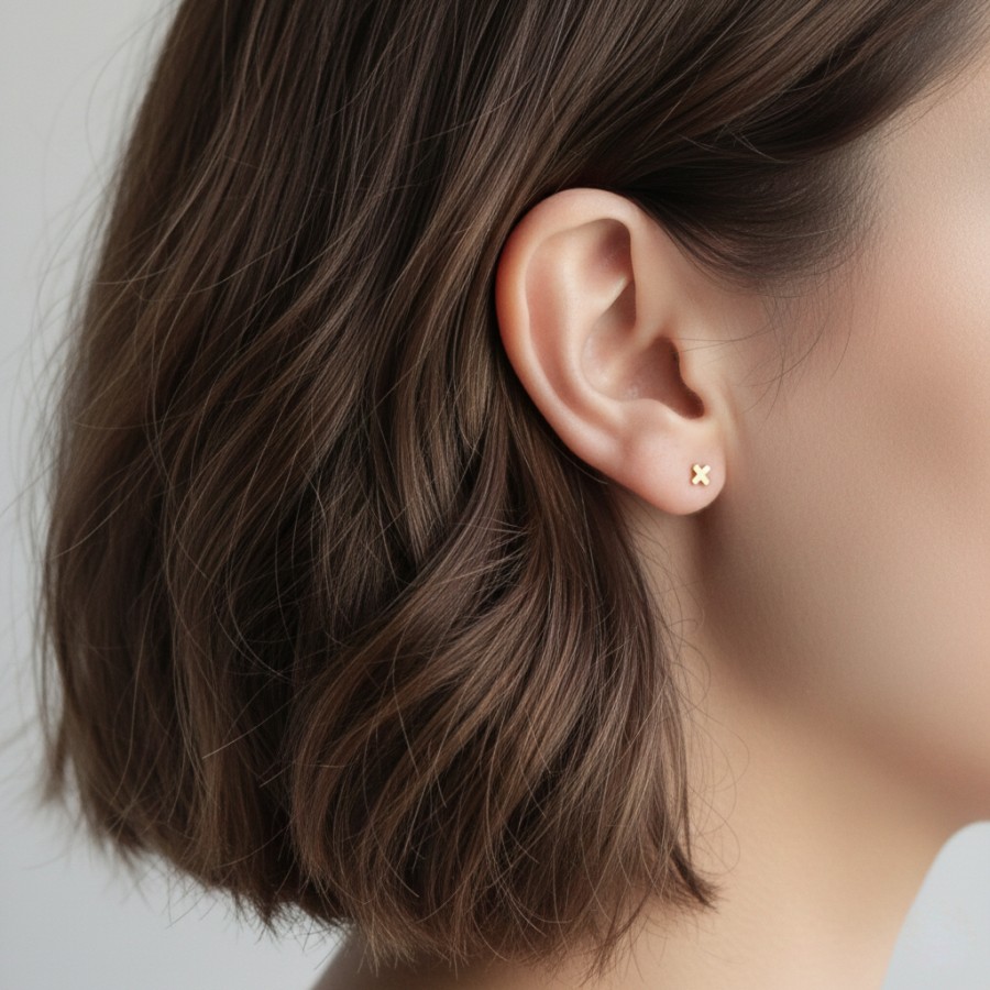 275 | Pliuso auskarai - vinukai